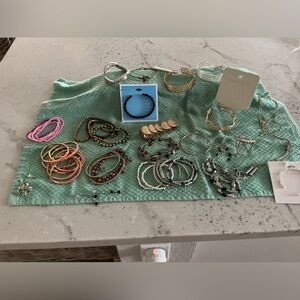 Lot of Ladies Jewelry - Bracelets, Earrings, Necklace